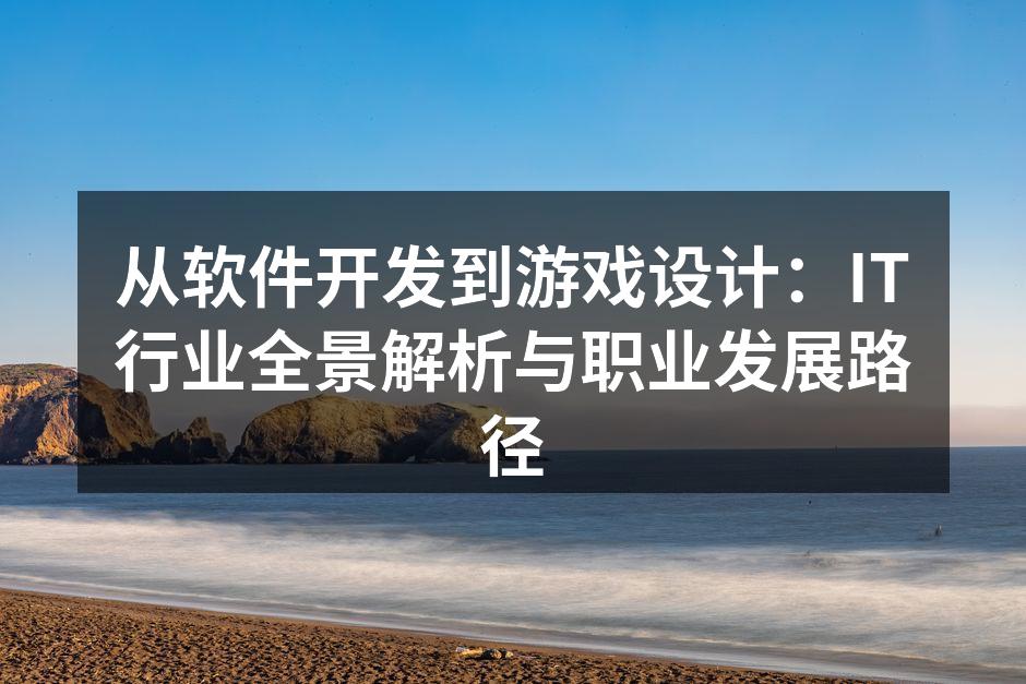 IT行业的多样性与职业机会
